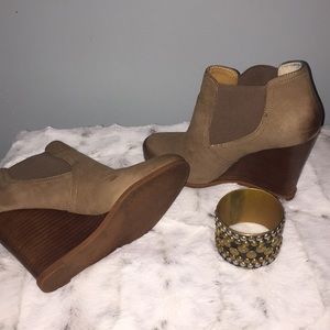 Audrey Brooke Bootie Wedges